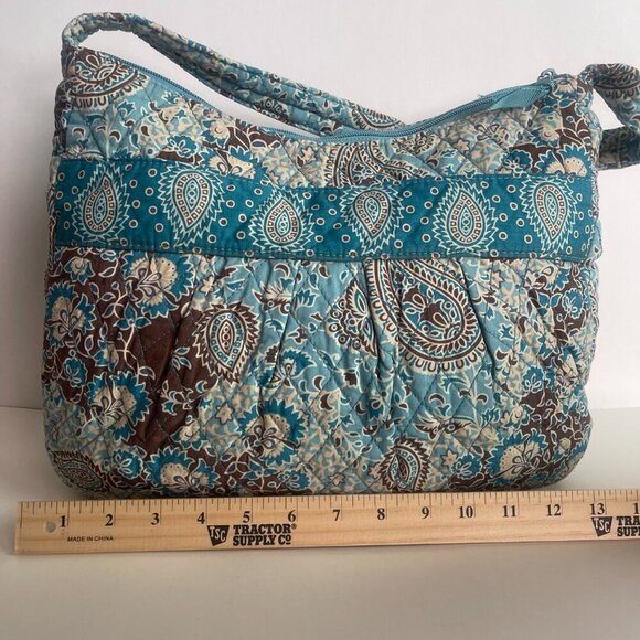 Lemon Hill Blue Paisley Shoulder Bag - Picture 7 of 10